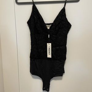 L'AGENCE Laurette lace bodysuit - size small - NWT